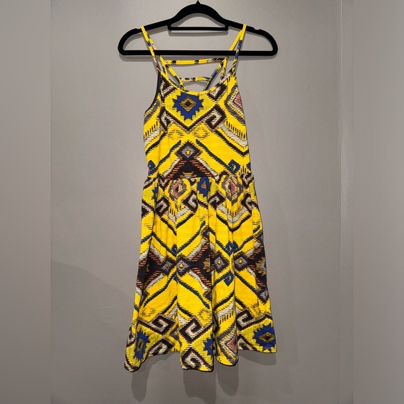 Small Xhilaration Women's Yellow Dress - Picture 1 of 6